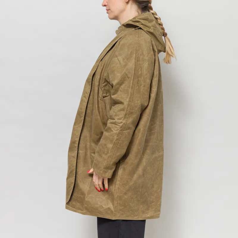 Kate Sheridan Womens Batwing Coat Sand Black-4