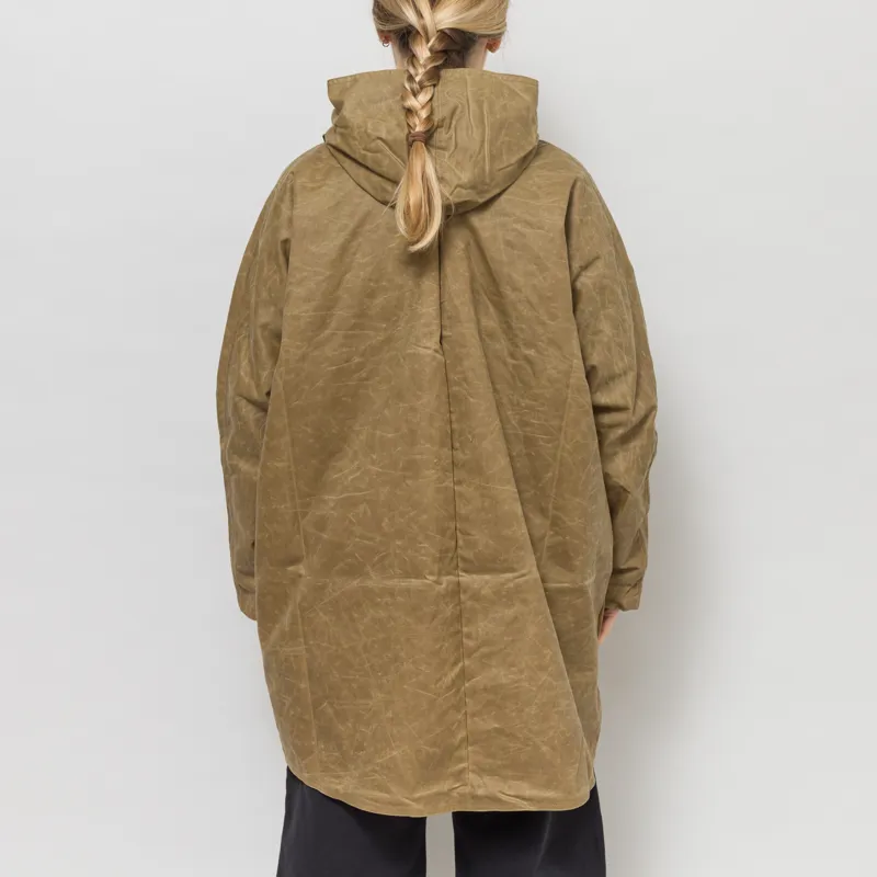 Kate Sheridan Womens Batwing Coat Sand Black-5