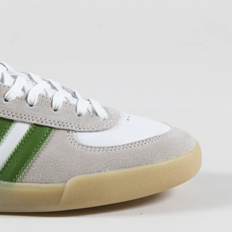 Adidas Skateboarding Glenburn Shoes White Green Gum-5