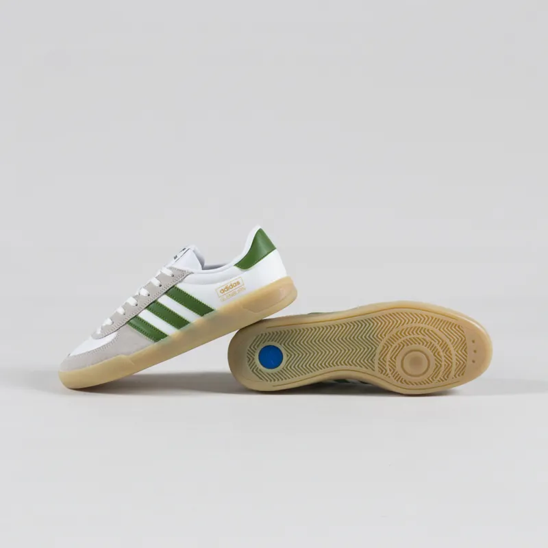 Adidas Skateboarding Glenburn Shoes White Green Gum-3