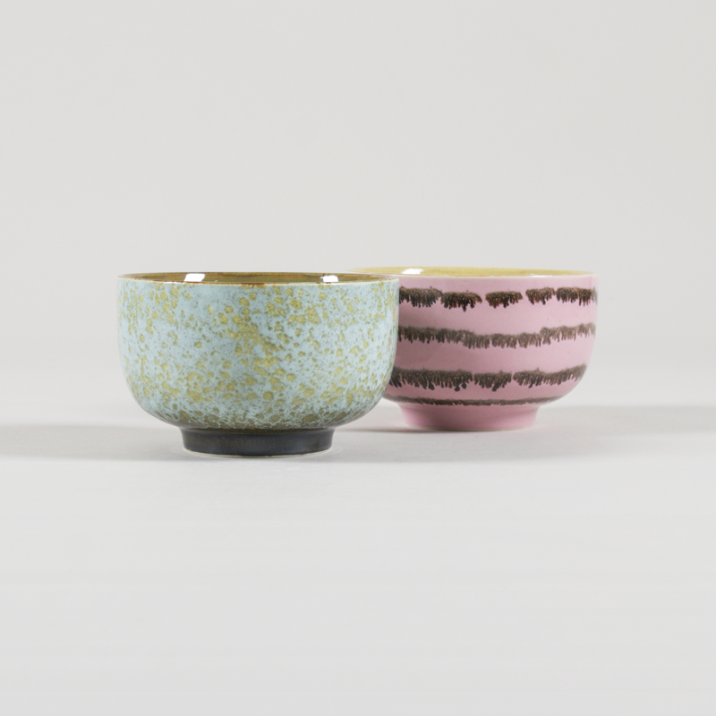 HKLIVING 70s Ceramics Noodle Bowls Dada 4 Pack-2