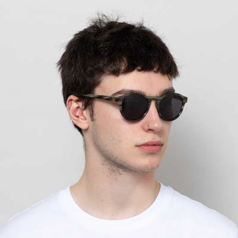 A.Kjaerbede Marvin Sunglasses Striped Horn-2