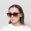 A.Kjaerbede Womens Billy Sunglasses Black Brown Transparent