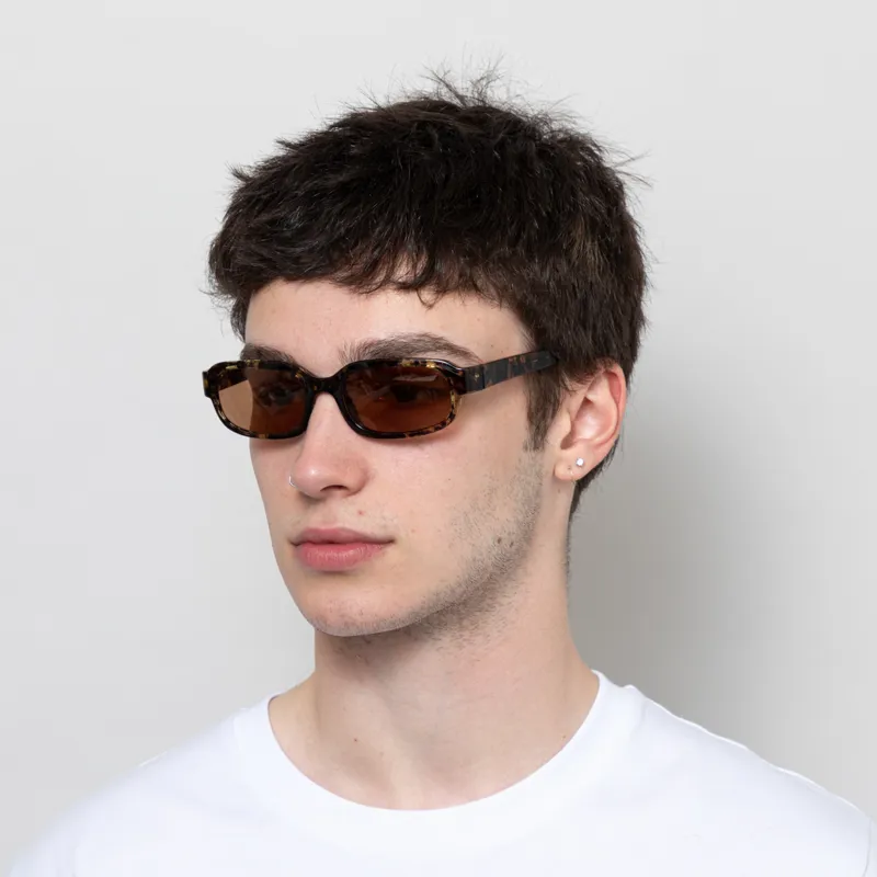 A.Kjaerbede Will Sunglasses Black Yellow Tortoise