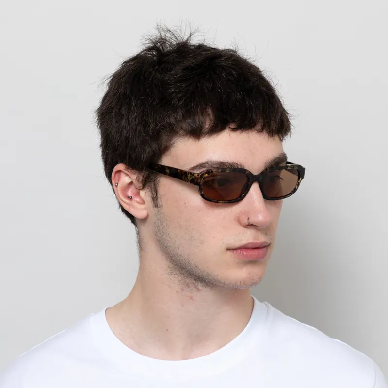 A.Kjaerbede Will Sunglasses Black Yellow Tortoise-2