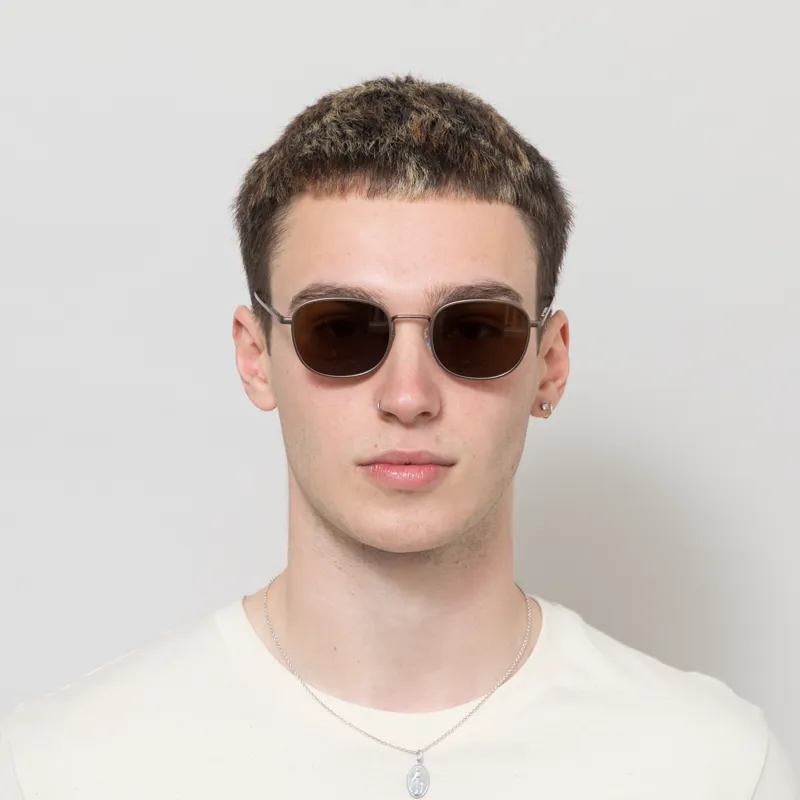 A.Kjaerbede Hello Sunglasses Matte Brown-1