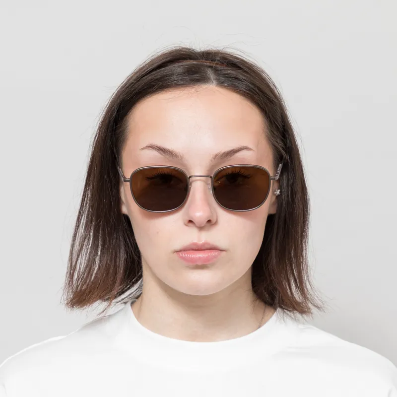 A.Kjaerbede Hello Sunglasses Matte Brown-3