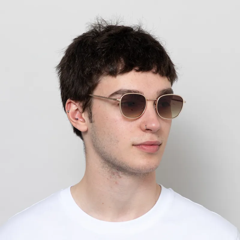 A.Kjaerbede Hello Sunglasses Matte Gold-2