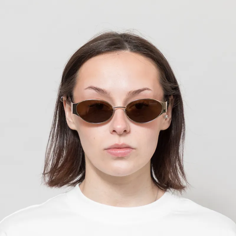 A.Kjaerbede Womens Bella Sunglasses Gold Demi Tortoise-1