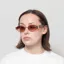 A.Kjaerbede Womens Bella Sunglasses Rosegold Havana