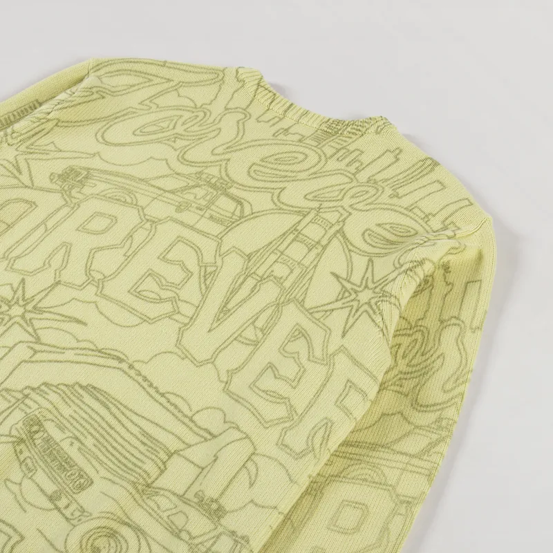 Huf Forever Crewneck Sweater Pistachio-3
