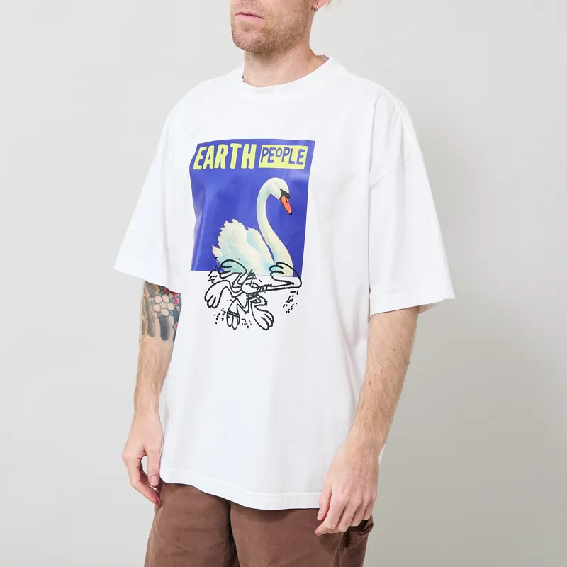 Earth People Kaplan T Shirt White-1