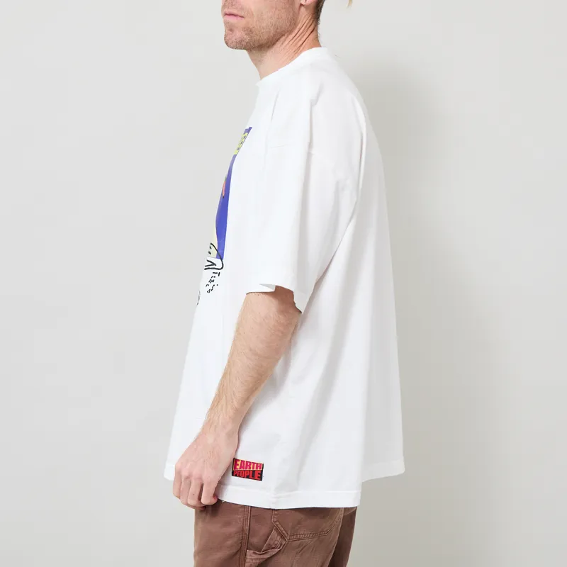 Earth People Kaplan T Shirt White-2