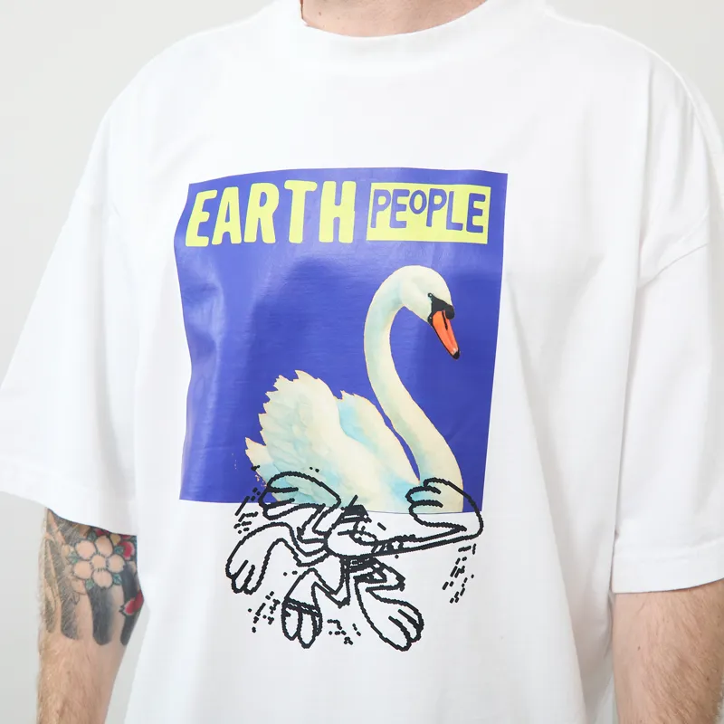 Earth People Kaplan T Shirt White-4