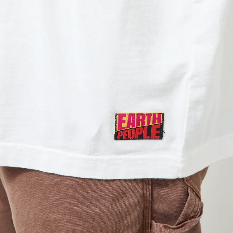 Earth People Kaplan T Shirt White-6