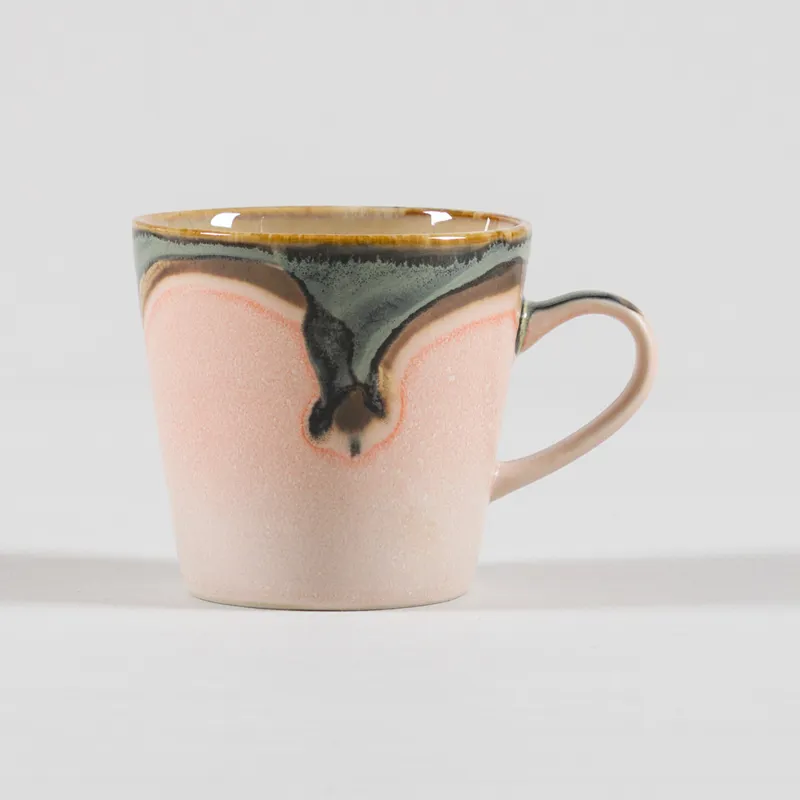 HKLIVING 70s Ceramics Americano Mugs Radiant 4 Pack-1