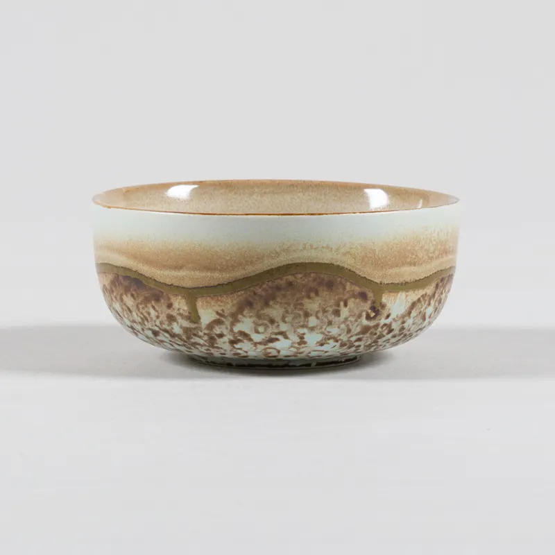 HKLIVING 70s Ceramics Tapas Bowls Rift 4 Pack-4