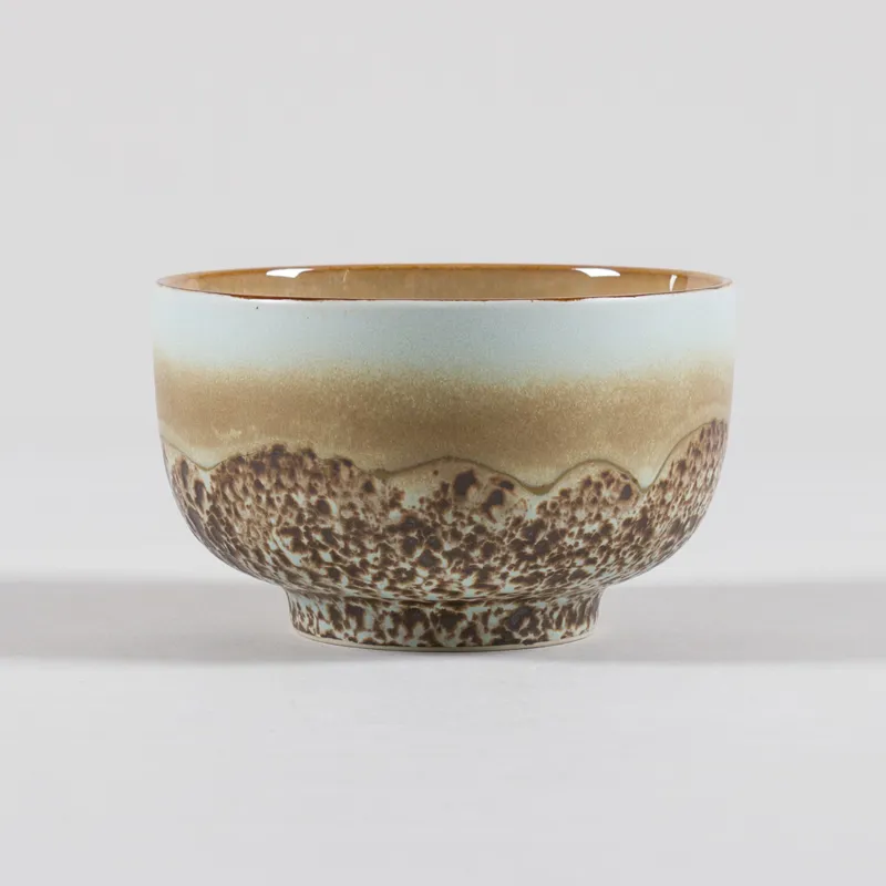 HKLIVING 70s Ceramics Noodle Bowls Seabreeze 4 Pack-2