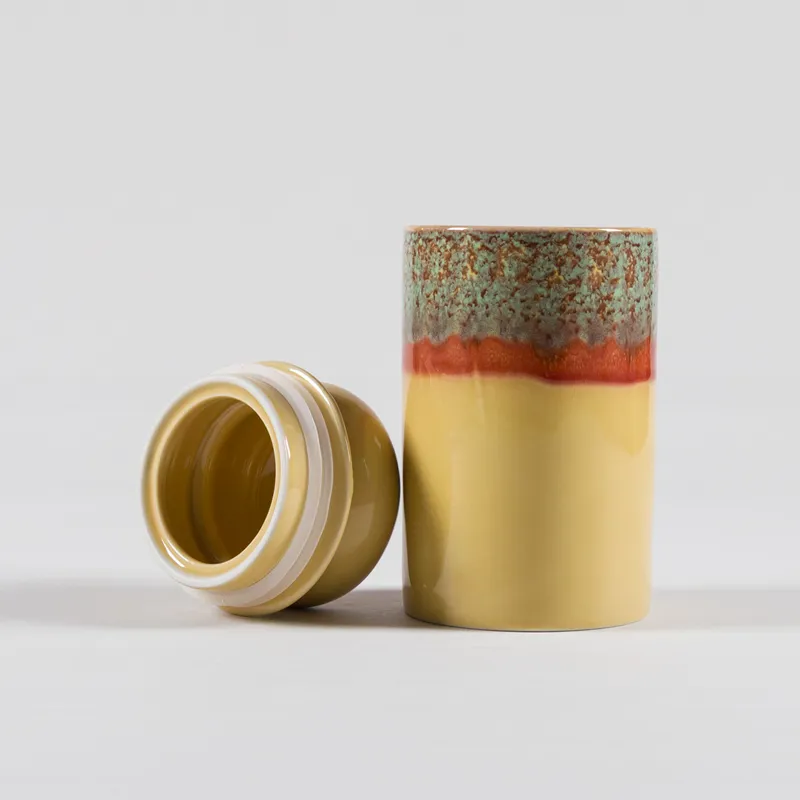 HKLIVING 70s Ceramics Storage Jar Cove-2