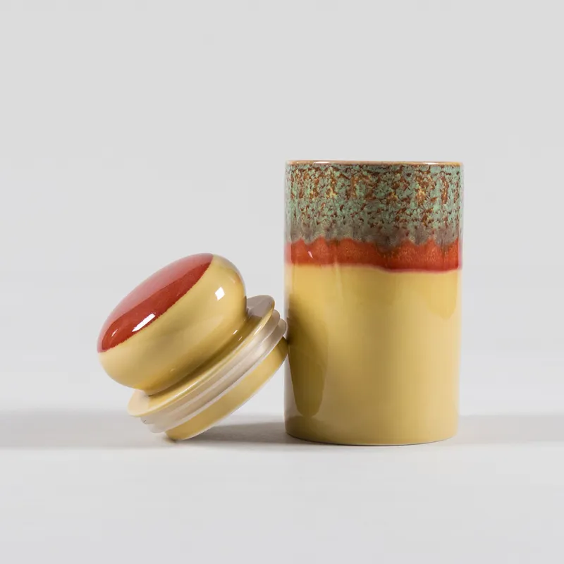 HKLIVING 70s Ceramics Storage Jar Cove-1