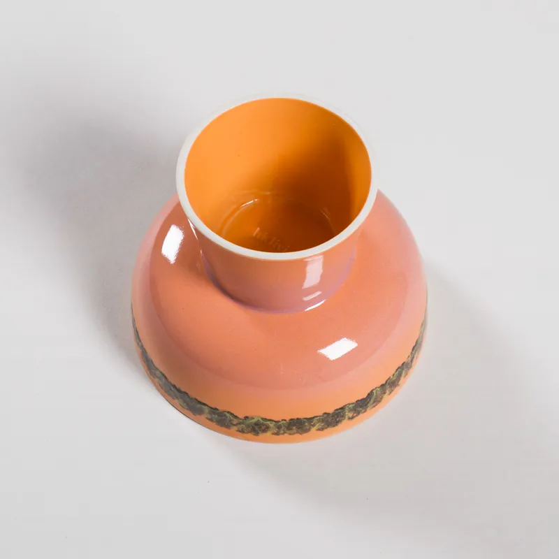 HKLIVING 70s Ceramics Large Tapas Bowl On Base Lush-2