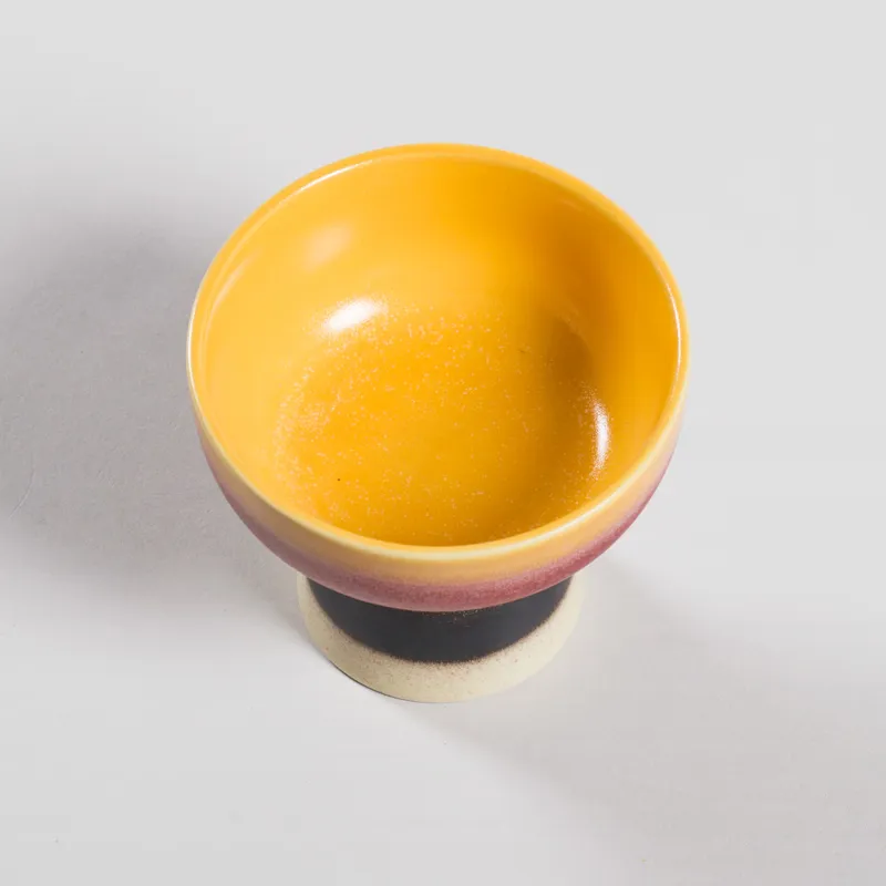 HKLIVING 70s Ceramics Small Tapas Bowl On Base Sunshade-1