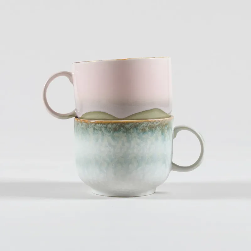 HKLIVING 70s Ceramics Tea Cups Nova 2 Pack