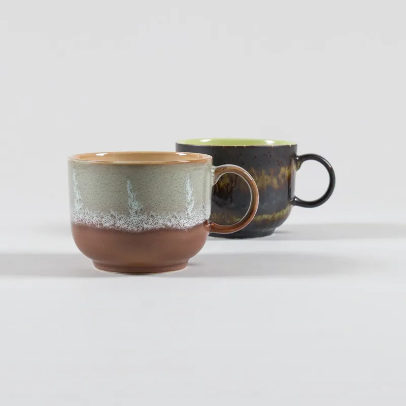 HKLIVING 70s Ceramics Tea Cups Odyssey 2 Pack-1
