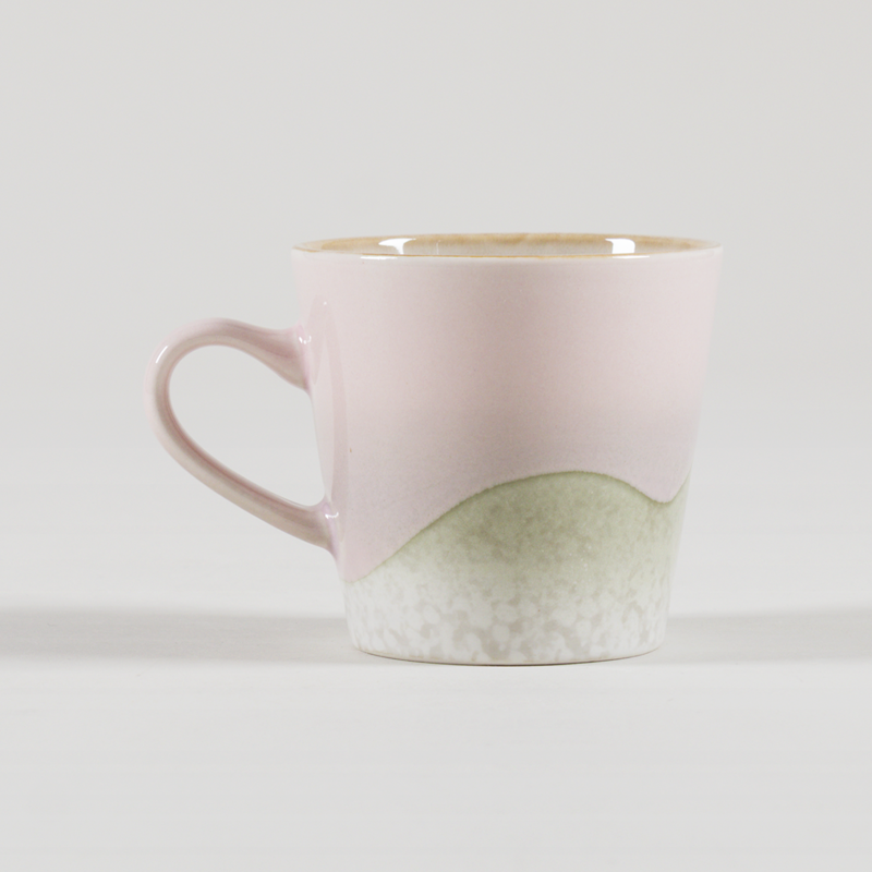 HKLIVING 70s Ceramics Americano Mugs Rococo 4 Pack-2
