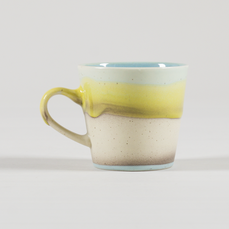 HKLIVING 70s Ceramics Americano Mugs Rococo 4 Pack-3