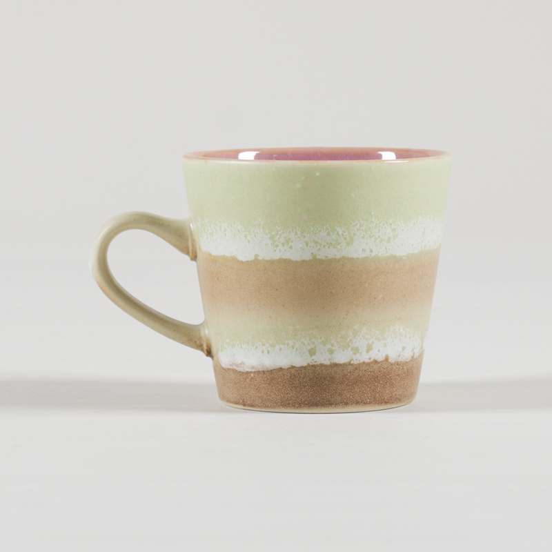 HKLIVING 70s Ceramics Americano Mugs Rococo 4 Pack-4