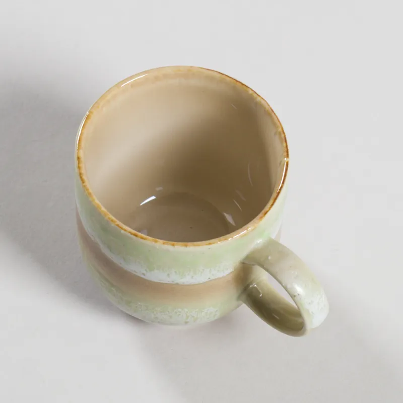 HKLIVING 70s Ceramics Cafe Mugs Abstract 4 Pack-7