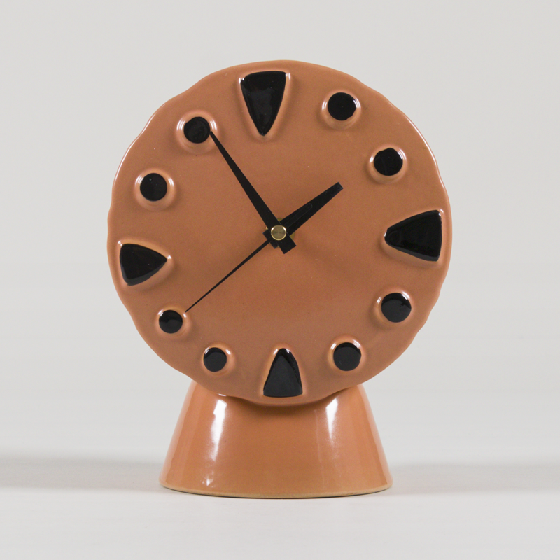 HKLIVING Retro Ceramic Clock Peach-3