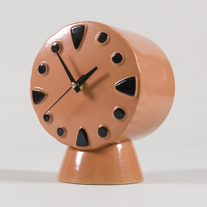 HKLIVING Retro Ceramic Clock Peach-1