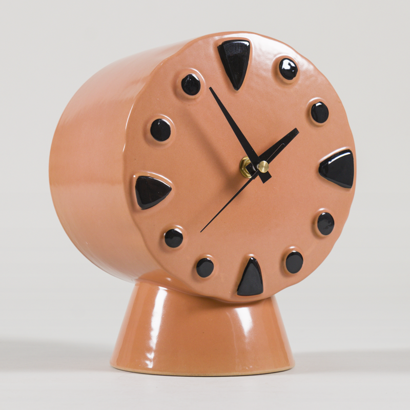 HKLIVING Retro Ceramic Clock Peach-2