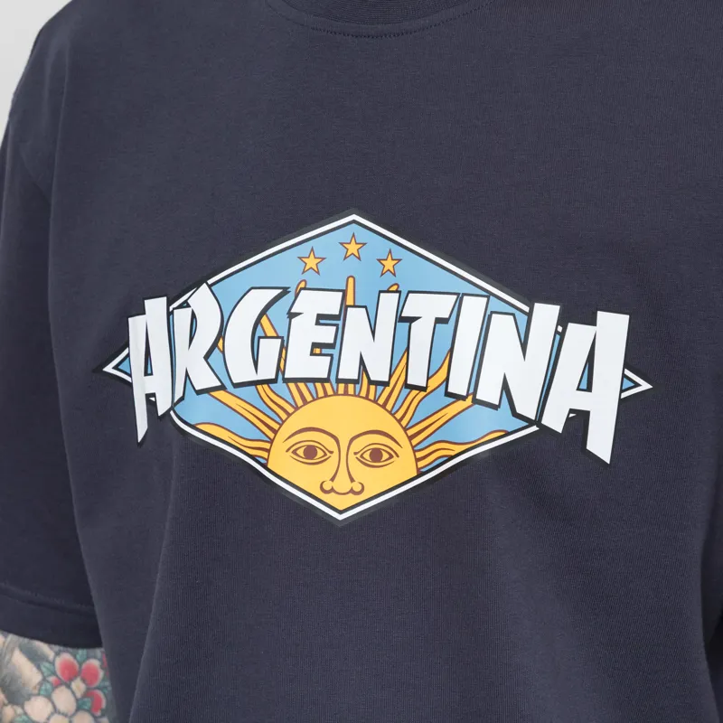 Adidas x Thrasher x Argentina T Shirt Navy-4