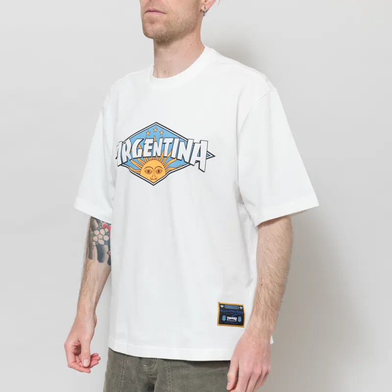 Adidas x Thrasher x Argentina T Shirt White-1