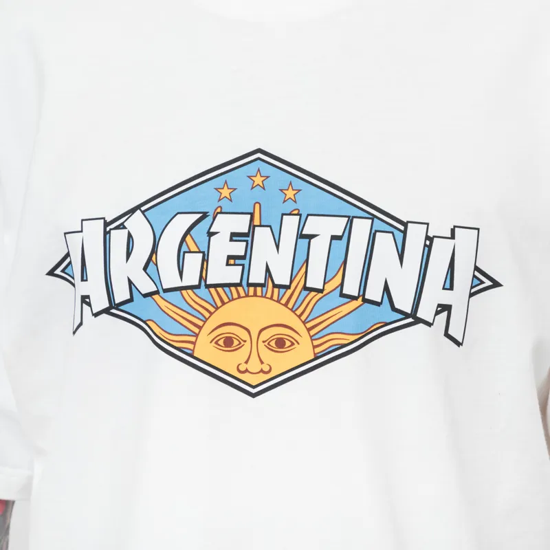 Adidas x Thrasher x Argentina T Shirt White-4