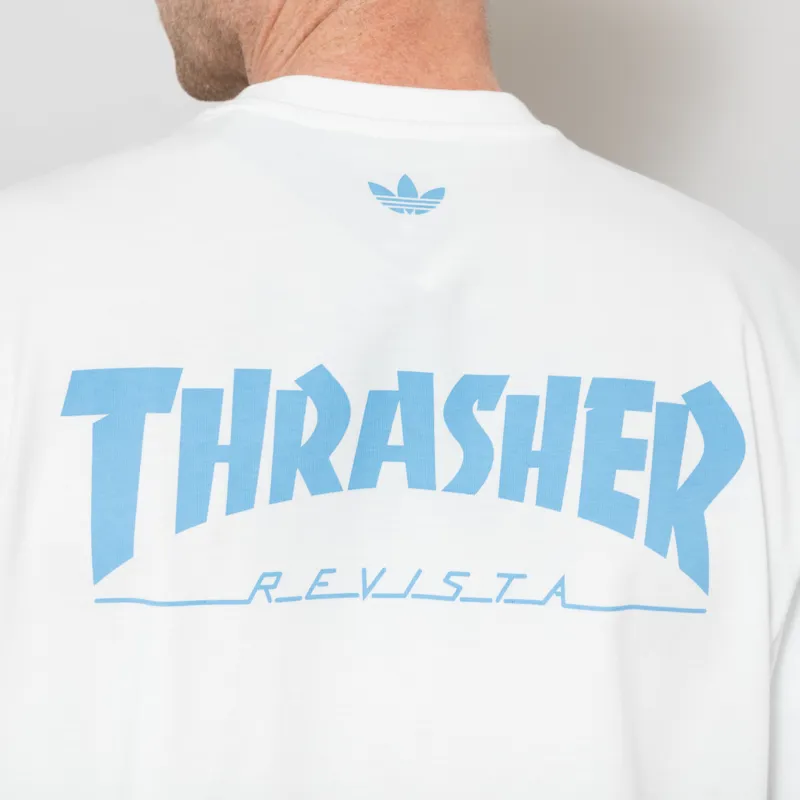 Adidas x Thrasher x Argentina T Shirt White-5
