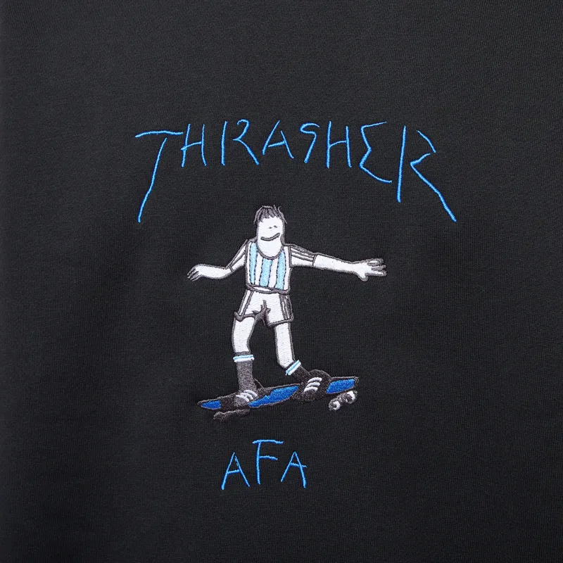 Adidas x Thrasher x Argentina Crew Black-5