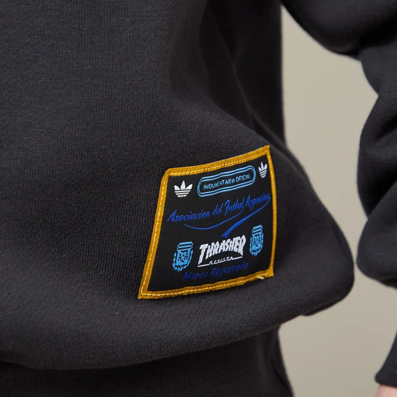 Adidas x Thrasher x Argentina Crew Black-6