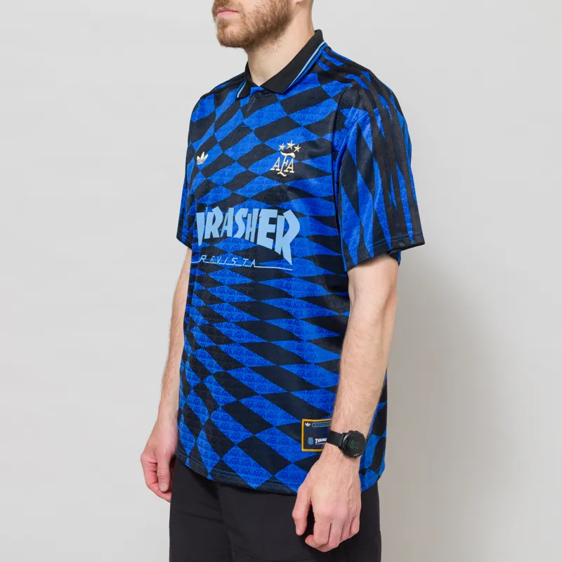 Adidas x Thrasher x Argentina Jersey Black Blue-1