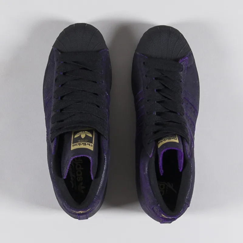 Adidas Skateboarding Kader Pro ADV Shoes Black Dark Purple-1