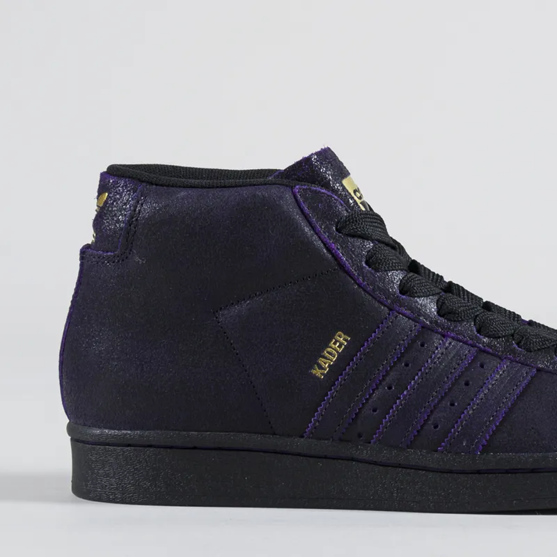 Adidas Skateboarding Kader Pro ADV Shoes Black Dark Purple-5