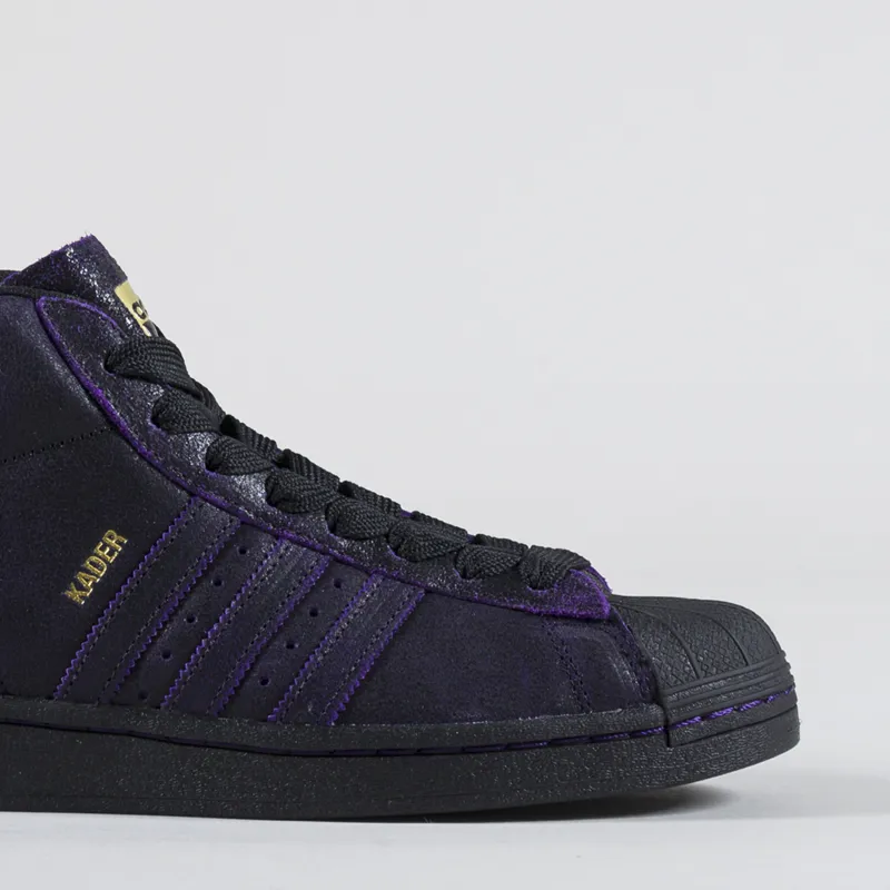 Adidas Skateboarding Kader Pro ADV Shoes Black Dark Purple-6