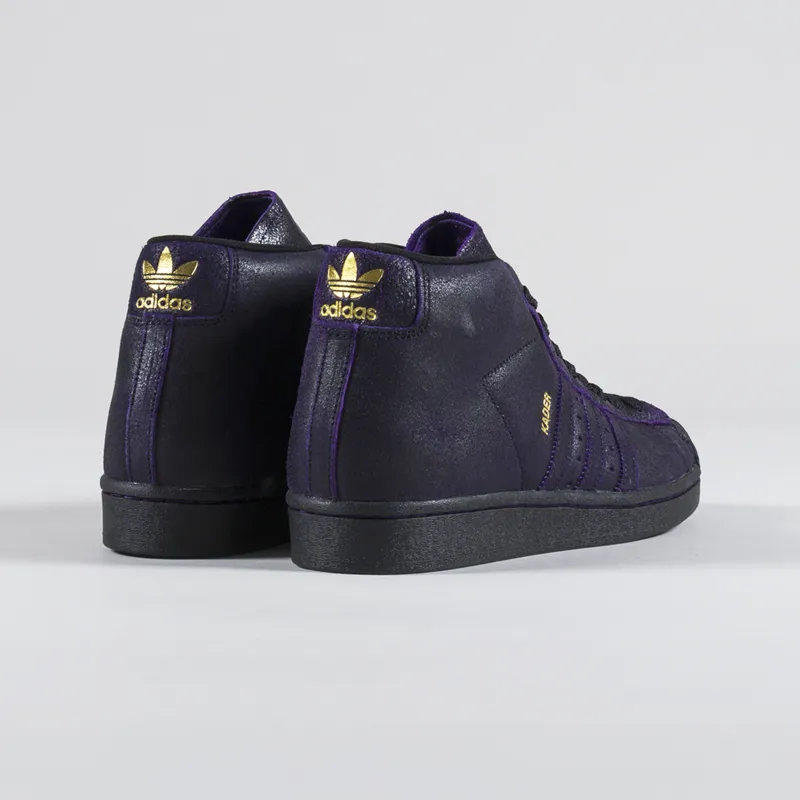 Adidas Skateboarding Kader Pro ADV Shoes Black Dark Purple-3