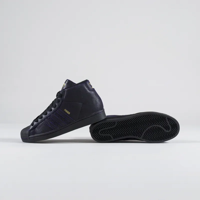 Adidas Skateboarding Kader Pro ADV Shoes Black Dark Purple-2