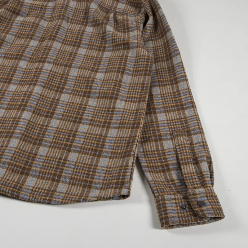 Deus Ex Machina Kalyn Check Shirt Brown-5