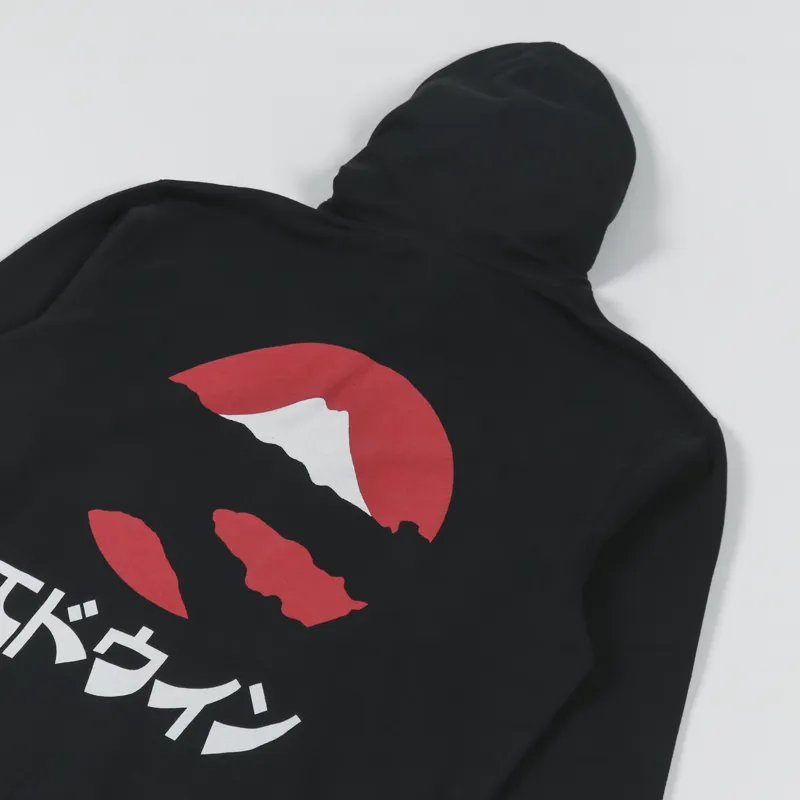 Edwin Kamifuji Hoodie Black-2