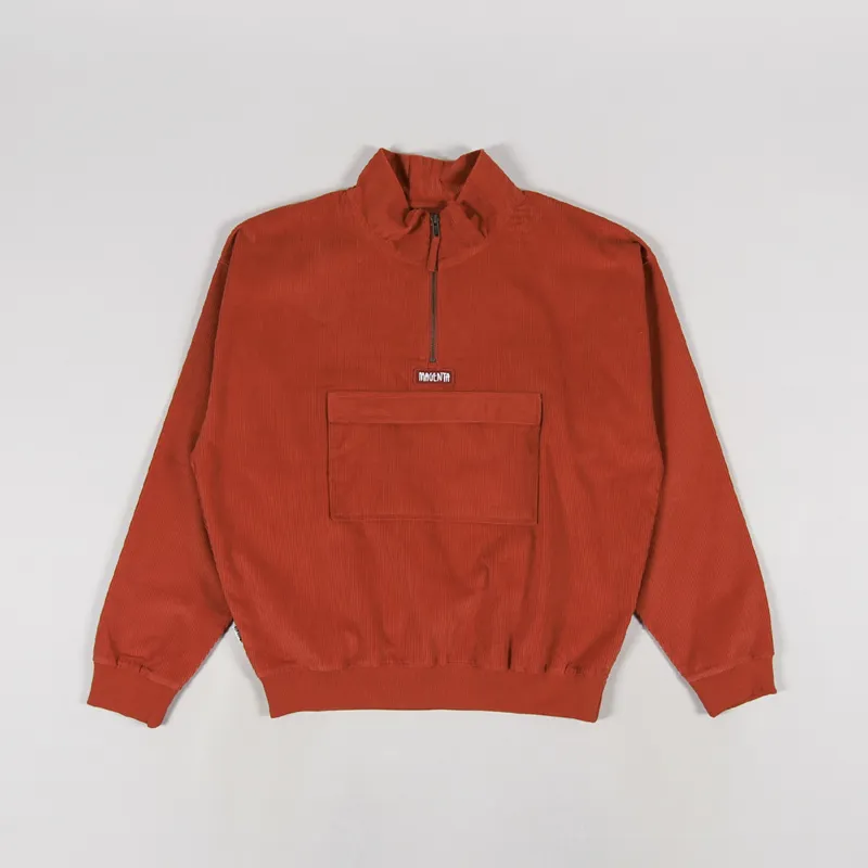 Magenta Kangoo Neck Zip Cord Auburn